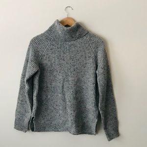 Grey turtleneck